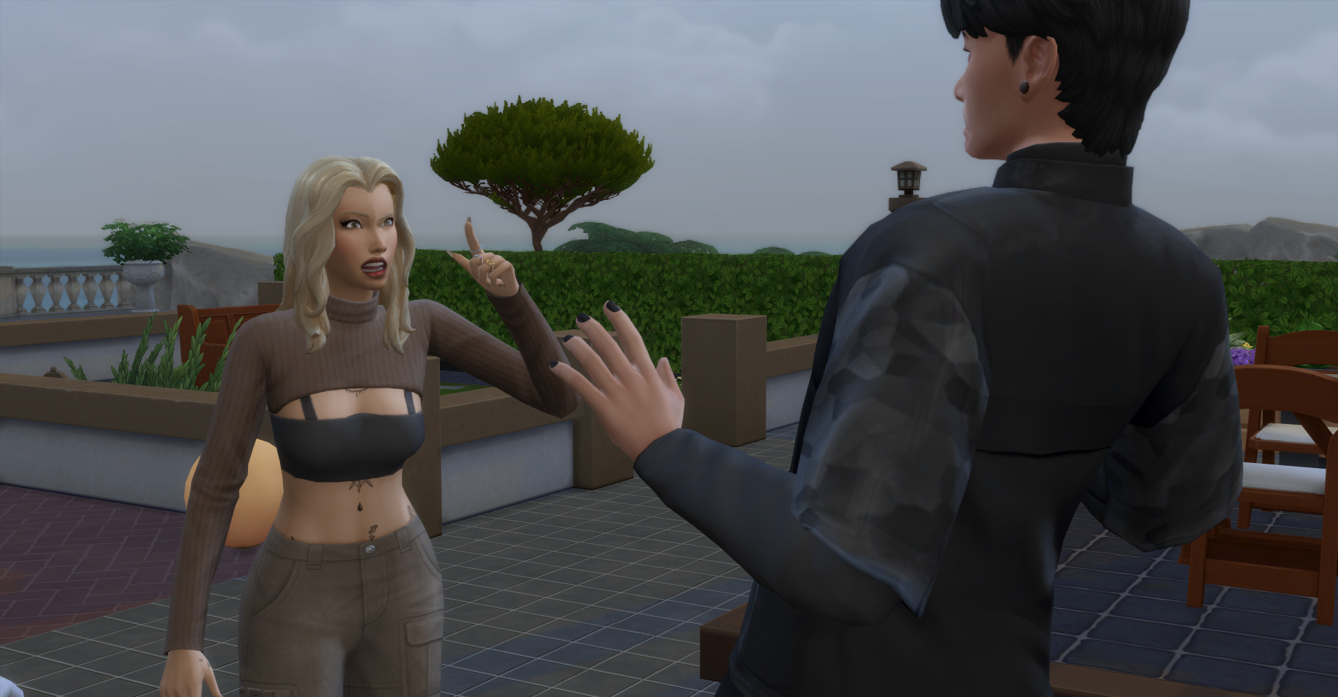 Санні та Іан сваряться