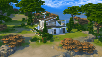 eco house sims 4